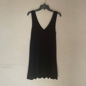 black tank dress